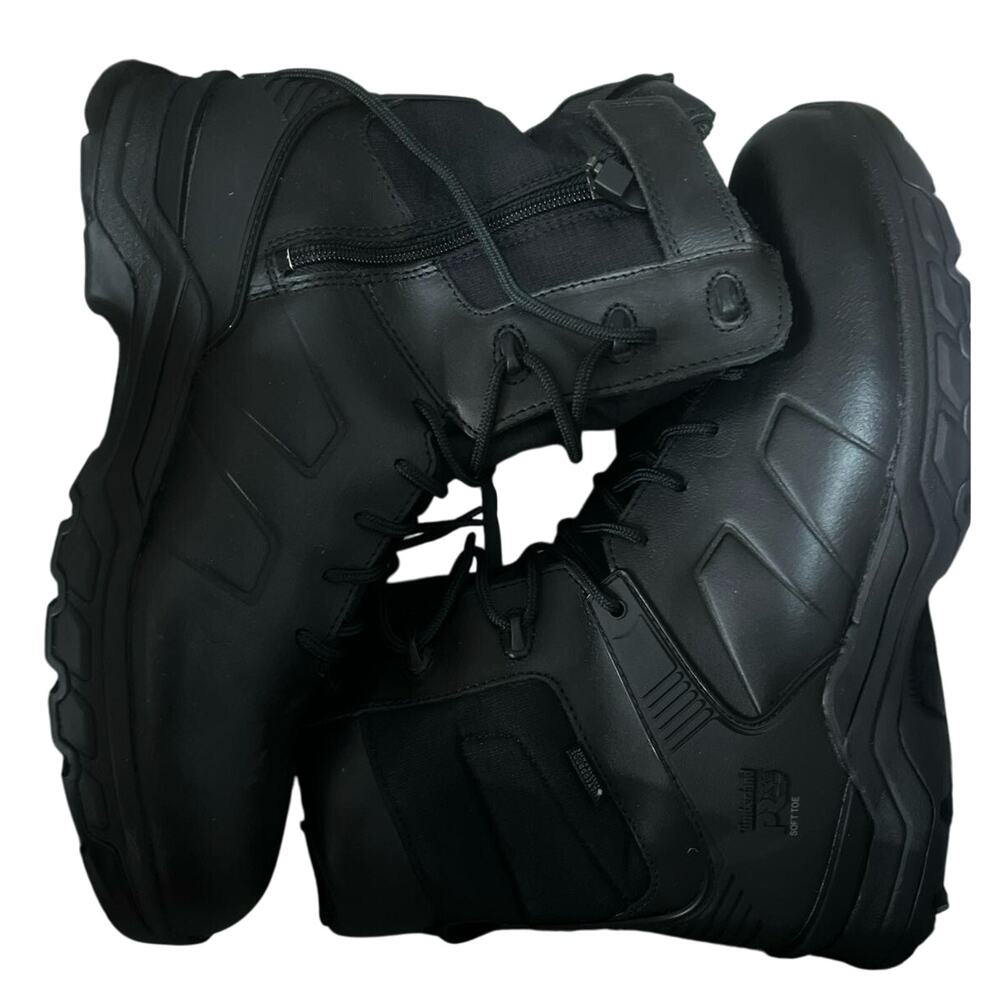 Timberland‎ Hypercharge 8" Waterproof Work Boot - Black - Size: 11.5